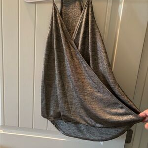 Lucy Paris Charcoal Strappy Top